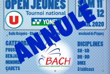 Tournoi national jeunes Open U : compétiteurs
