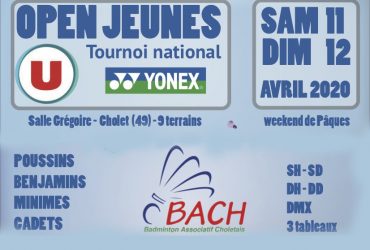 Tournoi national jeunes Open U : Bénévoles