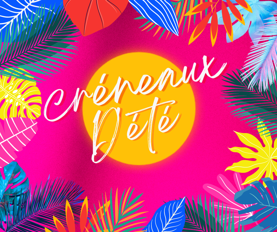 Créneaux Vacances d’Eté
