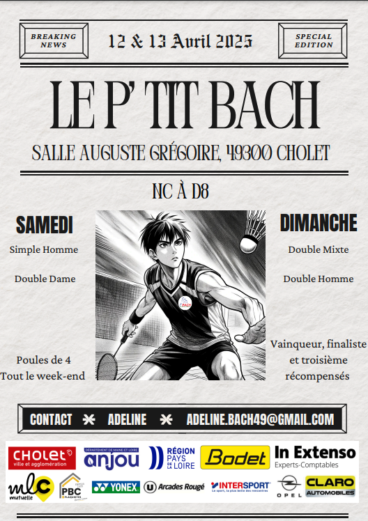 Le P’tit BACH : Le retour